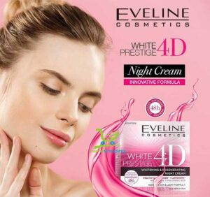 کرم روشن کننده شب اولاین وایت Eveline White Prestige 4D