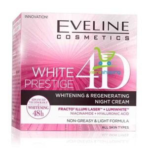 کرم روشن کننده شب اولاین وایت Eveline White Prestige 4D 