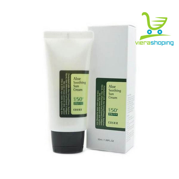 ضد آفتاب آلوئه ورا کوزارکس SPF50 حجم 50 میل