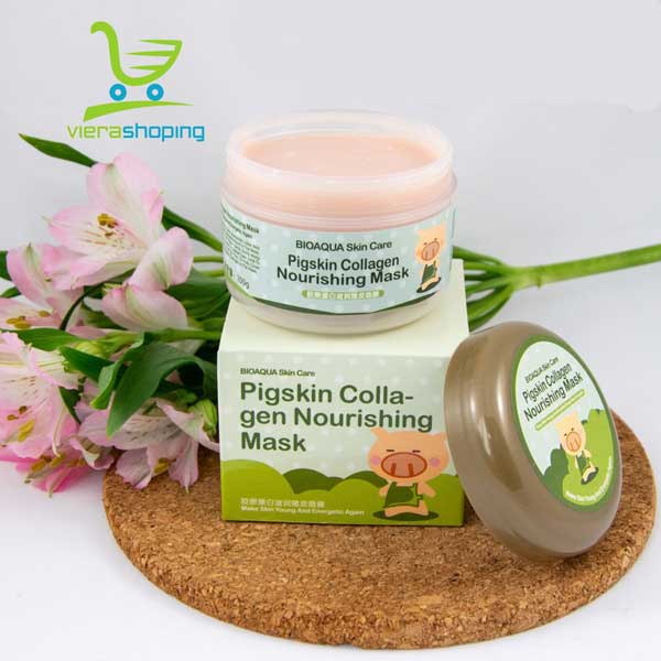 ماسک کلاژن بیوآکوا طرح خوک Collagen Moisturizing Mask - تصویر 3