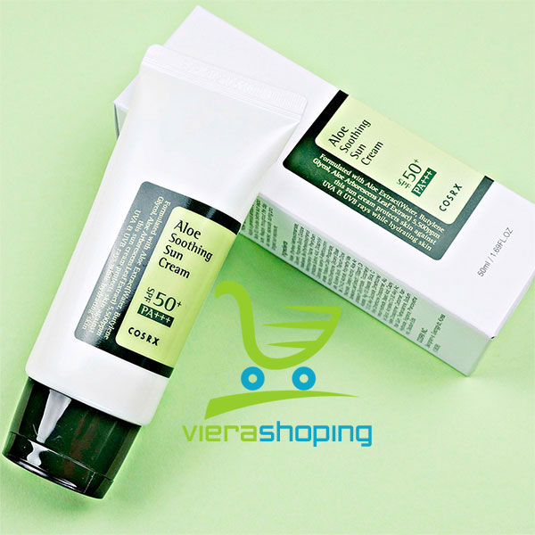 ضد آفتاب آلوئه ورا کوزارکس SPF50 حجم 50 میل