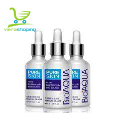سرم درمانی ضدجوش و ترمیم کننده صورت بیوآکوا مدل PURE SKIN - تصویر 2