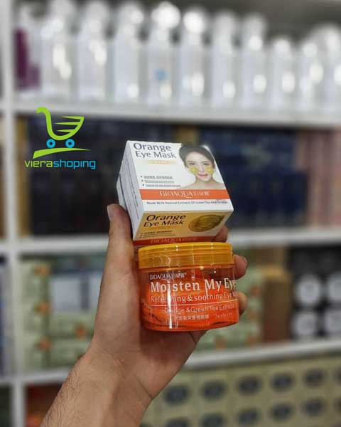 ماسک دور چشم بیواکوا ویتامین سی BIOAQUA Orange Eye Mask - تصویر 4