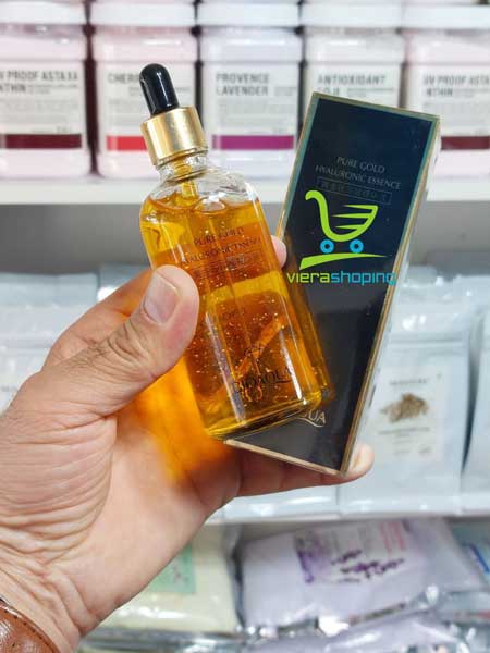 سرم صورت بیوآکوا مدل طلا ۲۴ عیار عصاره هیالورونیک اسید BIOAQUA - تصویر 2
