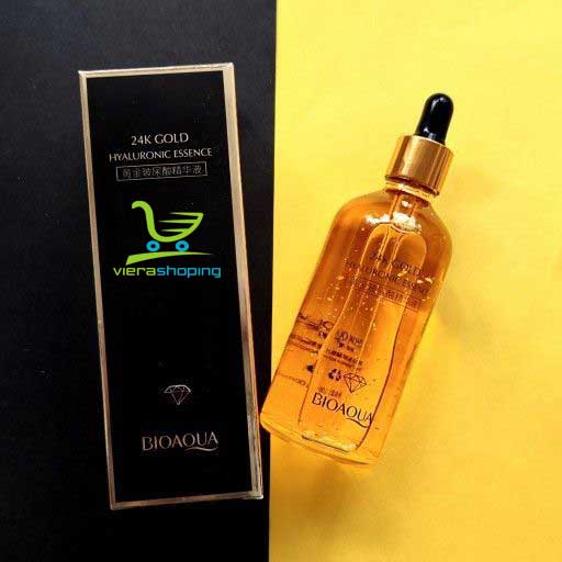سرم صورت بیوآکوا مدل طلا ۲۴ عیار عصاره هیالورونیک اسید BIOAQUA - تصویر 4