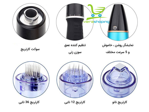 دستگاه میکرونیدلینگ A1W دکتر پن Dr.Pen - تصویر 5