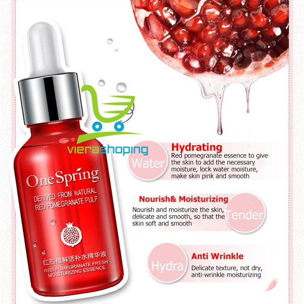 سرم مغذی و روشن کننده انار سرخ وان اسپرینگ OneSpring Red - تصویر 4